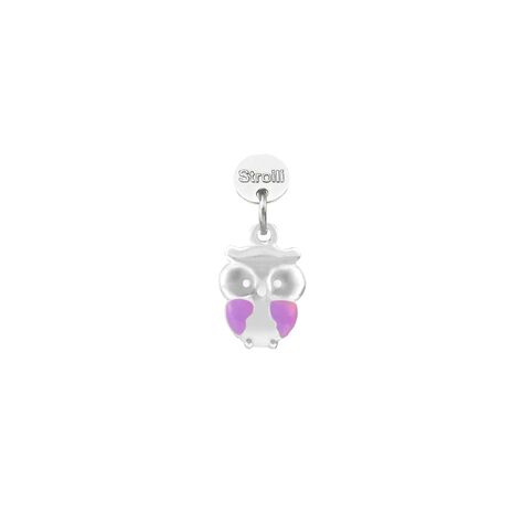 Charm in argento rodiato e smalto - Charms Donna | Stroili