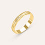 Fede Classica Diamantata 3.3 mm Oro Giallo