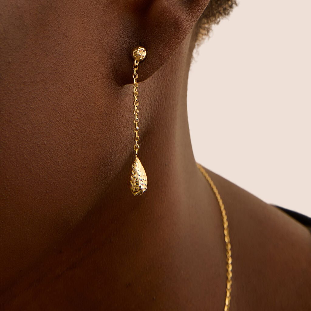 Orecchini Pendenti Isabelle Oro Giallo