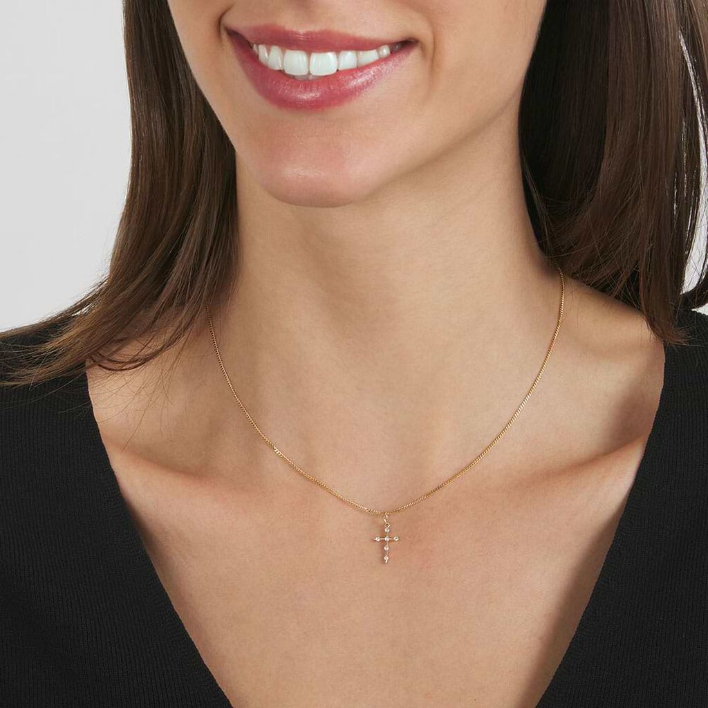 Pendente Holy Oro Giallo Cubic Zirconia - Ciondoli Donna | Stroili