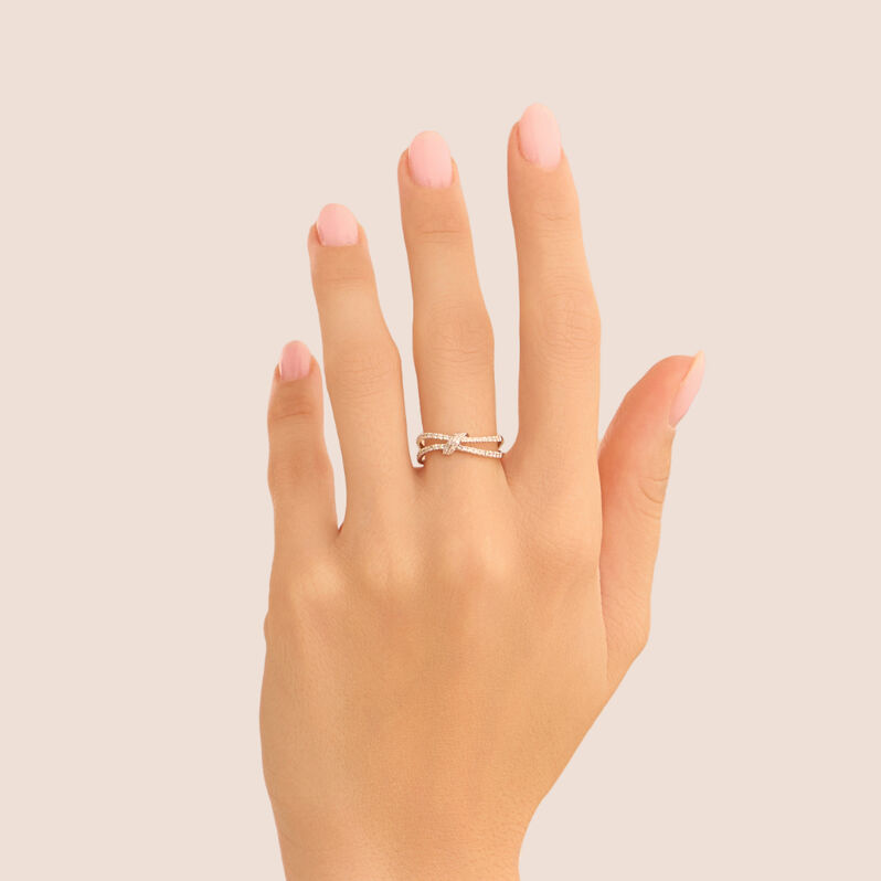 Anello Fantasia Sophia Oro Bianco Diamante - Anelli con Pietre Donna | Stroili