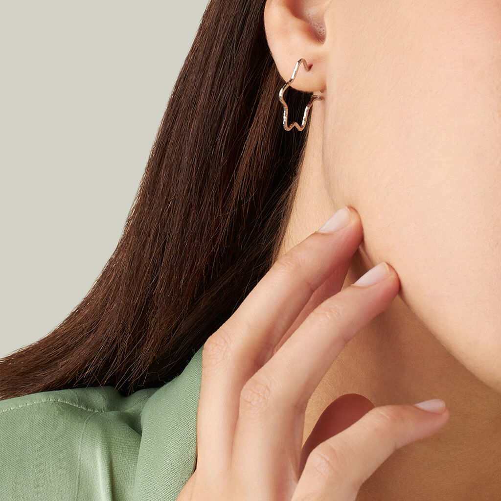 Orecchini A Cerchio Silver Collection Argento Rodiato - Orecchini a Cerchio Donna | Stroili