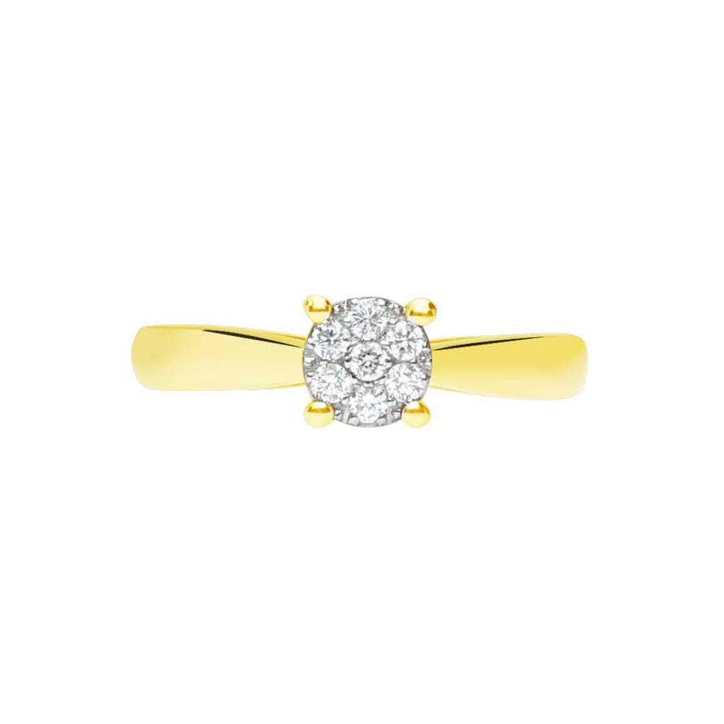 Anello Solitario Sophia Oro Giallo Diamante - Anelli con Pietre Donna | Stroili