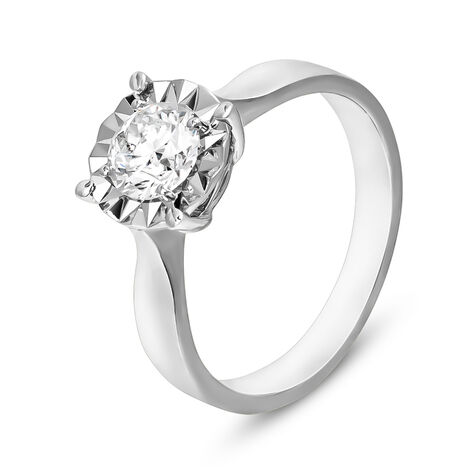 Anello Solitario Diamotion Oro Bianco Diamante - Anelli con Pietre Donna | Stroili