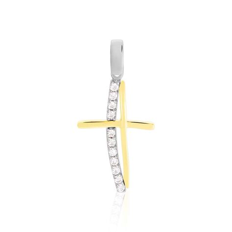 Pendente Holy Oro Bicolore Cubic Zirconia - Ciondoli Donna | Stroili