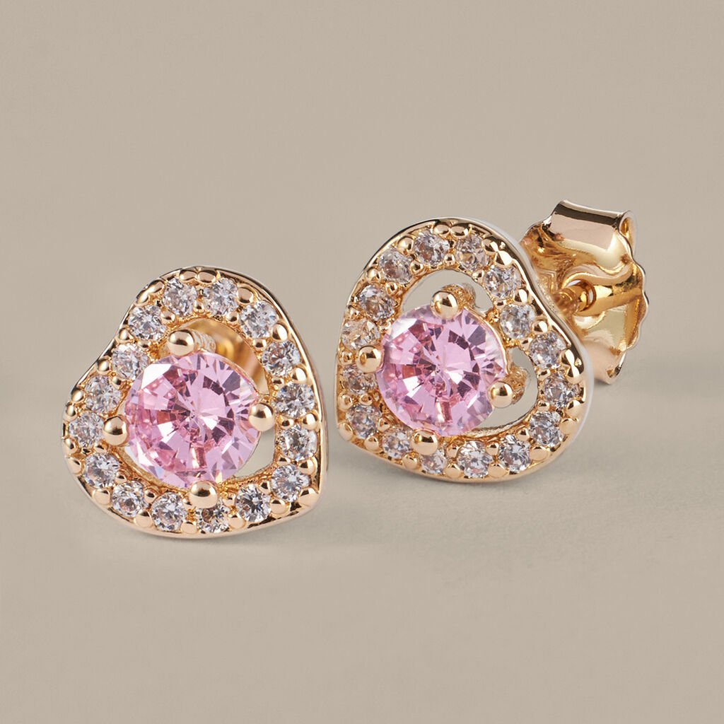 Orecchini Lobo Golden Dream Placcato Oro Giallo Cubic Zirconia - Orecchini a Lobo Donna | Stroili
