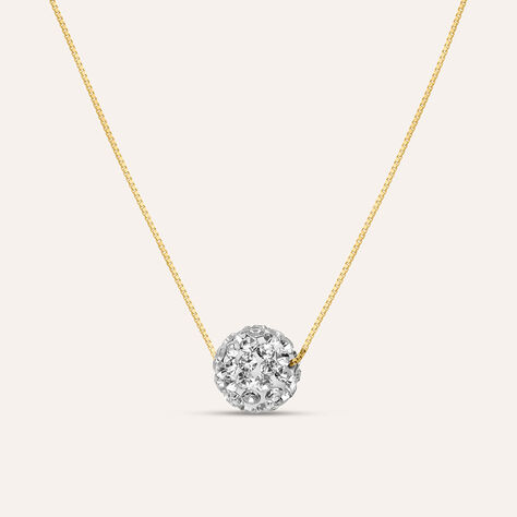 Collana Christelle Oro Giallo Cristallo - Collane Donna | Stroili