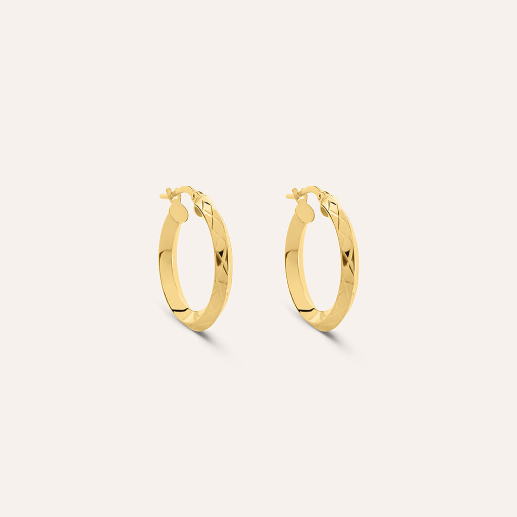 Orecchini A Cerchio Toujours Oro Giallo - Orecchini a Cerchio Donna | Stroili