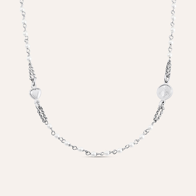 Collana Silver Soul Argento Rodiato Perla sintentica - Collane Donna | Stroili