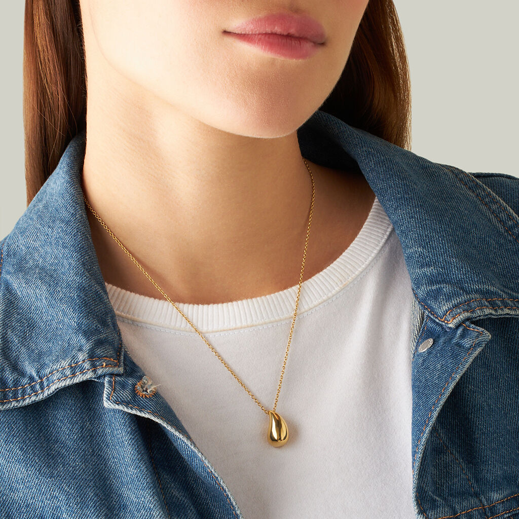 Collana Lady Code Acciaio Dorato - Collane Donna | Stroili