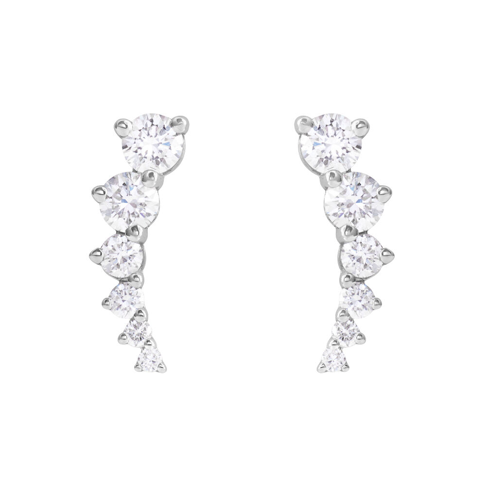 Orecchini oro bianco deals e diamanti stroili