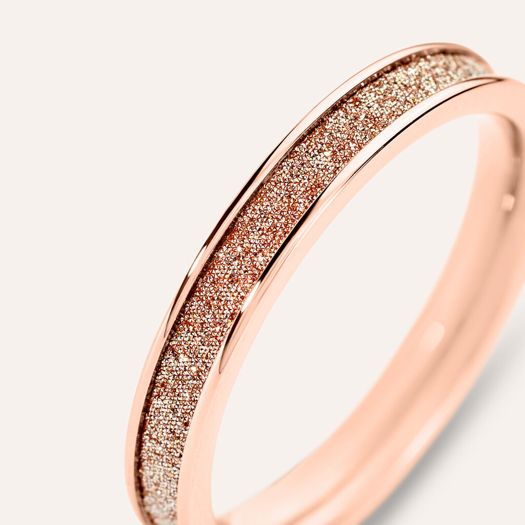 Anello Fascia Lady Shine Acciaio Rosa - Anelli Donna | Stroili