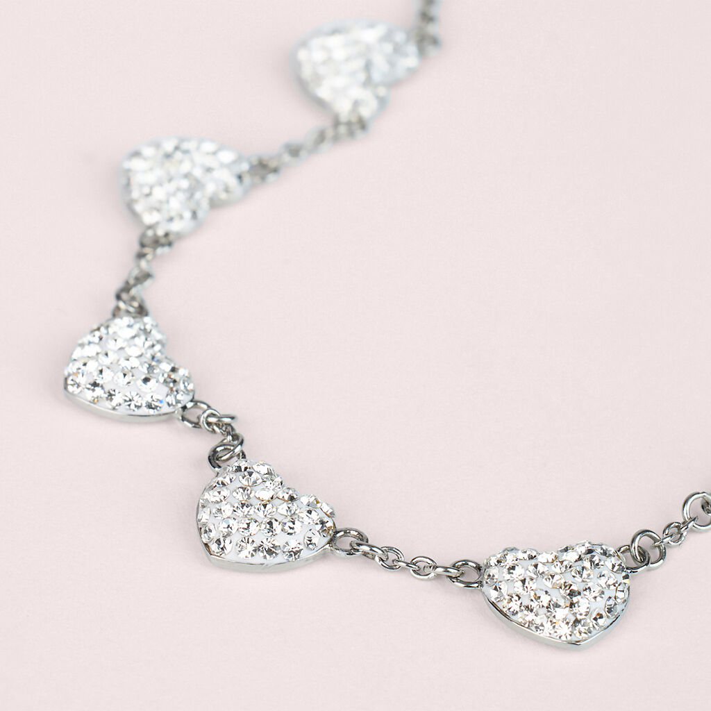 Collana Lady Phantasya Acciaio Cristallo - Collane Donna | Stroili