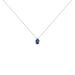 Collana Punto Luce Elizabeth Crown Oro Bianco Zaffiro Diamante - Collane Punto Luce Donna | Stroili