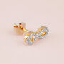 Orecchini Lobo Golden Dream Placcato Oro Giallo Cubic Zirconia