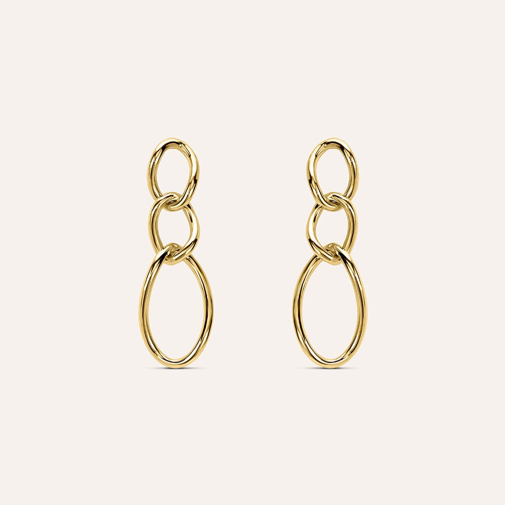 Orecchini Pendenti Gold Essence Oro Giallo