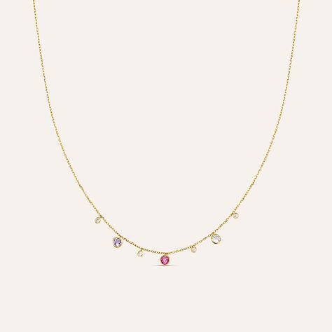 Collana Amélie Oro Giallo Topazio Quarzo Cubic Zirconia - Collane Donna | Stroili
