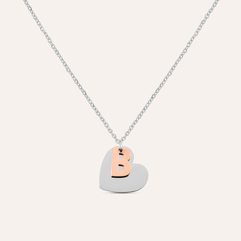 Collana Sunrise Acciaio Bicolore Bianco / Rosa - Collane Donna | Stroili