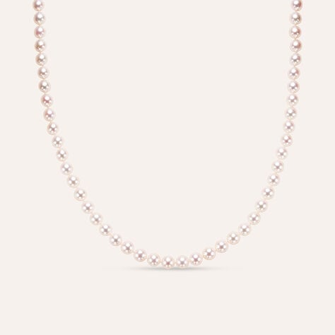 Collana Gabrielle Oro Bianco Perla Akoya - Collane Donna | Stroili