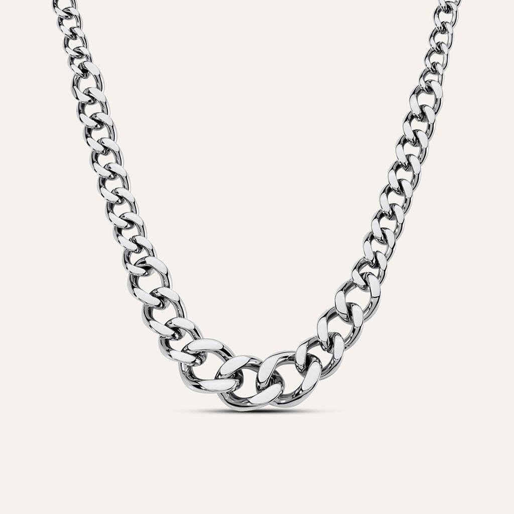 Catena Lady Code Acciaio - Collane Catena Donna | Stroili