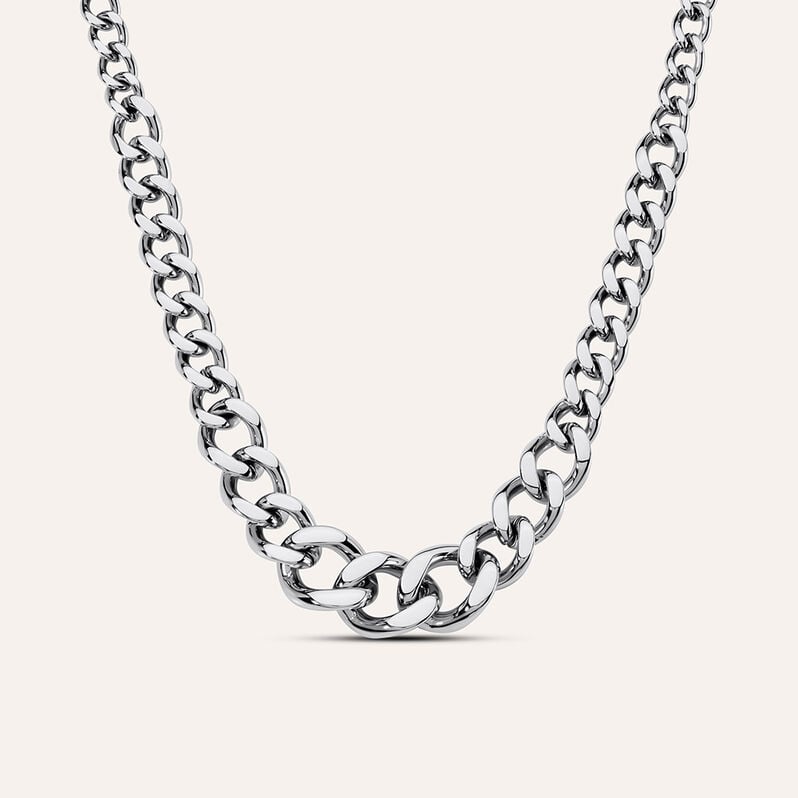 Catena Lady Code Acciaio - Collane Catena Donna | Stroili