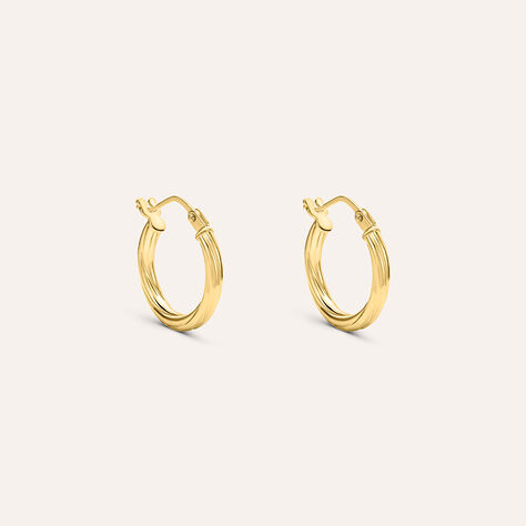 Orecchini A Cerchio Toujours Oro Giallo - Orecchini a Cerchio Donna | Stroili