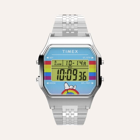 Orologio Al Quarzo Timex 80 Peanuts Tw2v61300 - Orologi con Datario Unisex | Stroili