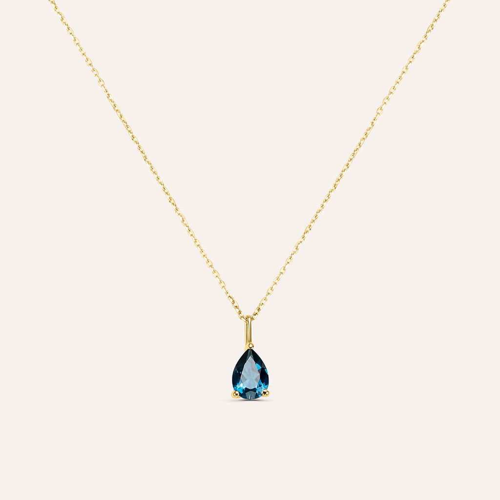 Collana Punto Luce Amélie Oro Giallo Topazio