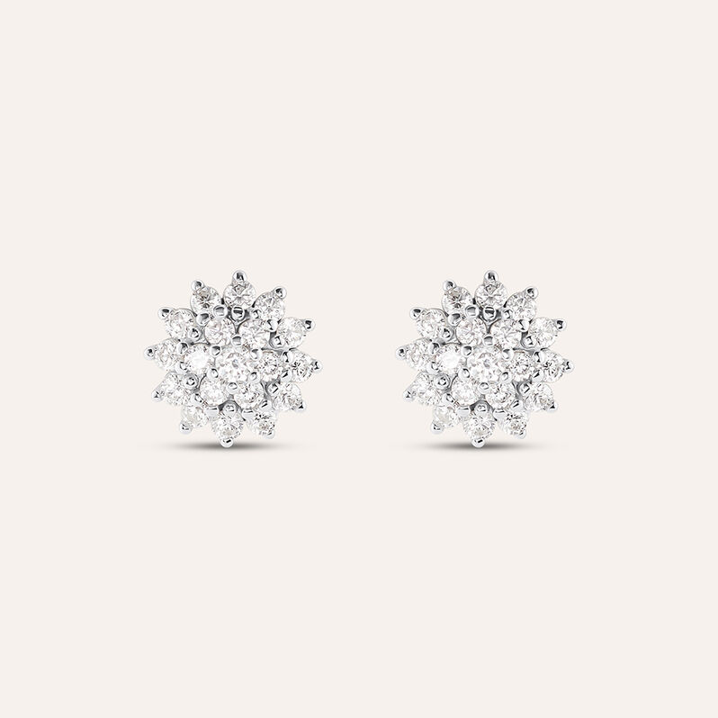 Orecchini Lobo Silver Elegance Argento Rodiato Cubic Zirconia - Orecchini a Lobo Donna | Stroili