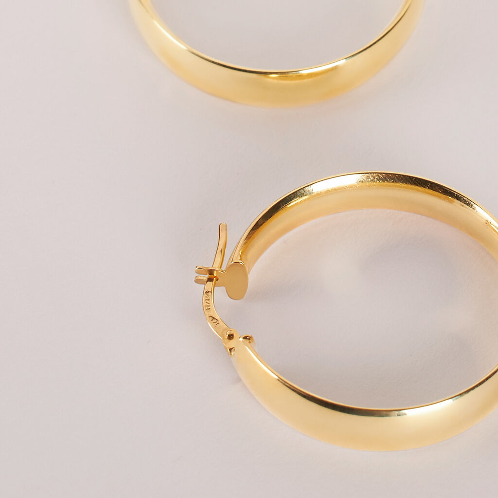 Orecchini A Cerchio Toujours Oro Giallo