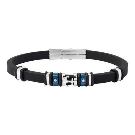 Bracciale Man Code Acciaio Bicolore Cristallo - Bracciali Uomo | Stroili