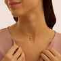 Pendente Love Beats Argento Dorato