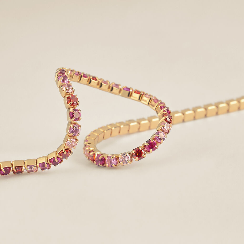 Bracciale Tennis Golden Dream Placcato Oro Giallo Cubic Zirconia