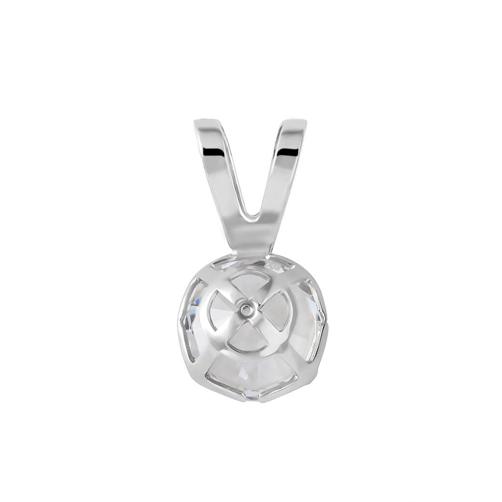 Pendente Punto Luce Poème Oro Bianco Cubic Zirconia - Ciondoli Donna | Stroili