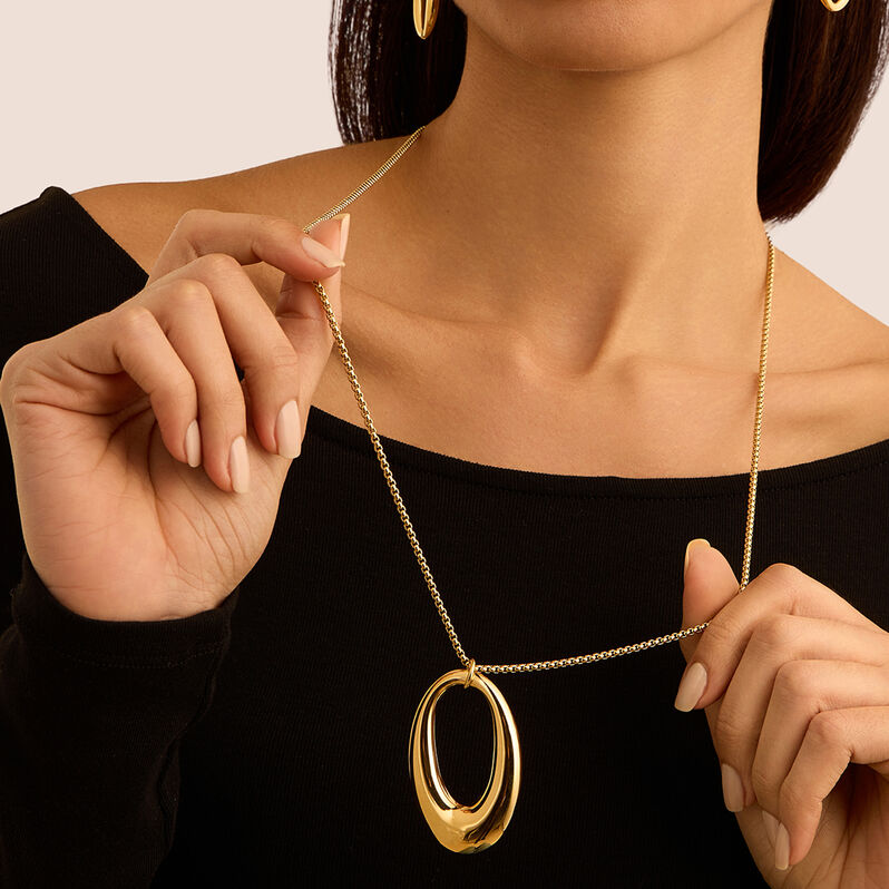 Collana Radiance Acciaio Dorato - Collane Donna | Stroili