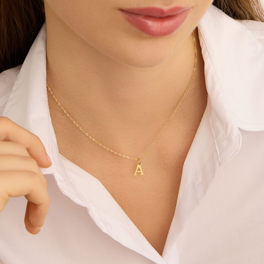 Pendente Poème Oro Giallo