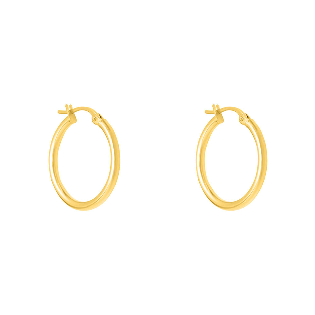 Orecchini A Cerchio Toujours Oro Giallo - Orecchini a Cerchio Donna | Stroili