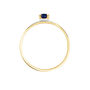 Anello Charlotte Oro Giallo Zaffiro Diamante