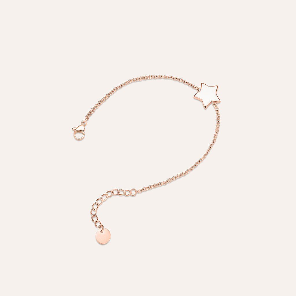 Bracciale Lady Sweet Acciaio Rosa - Bracciali con Incisione Donna | Stroili
