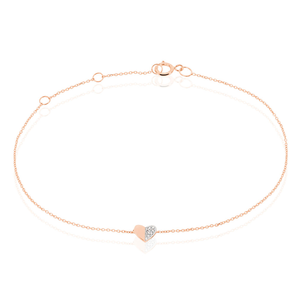 Bracciale Sophia Oro Rosa Diamante - Bracciali Love Donna | Stroili