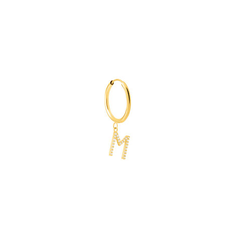 Mono Orecchino A Cerchio Toujours Oro Giallo Cubic Zirconia - Mono Orecchino Donna | Stroili