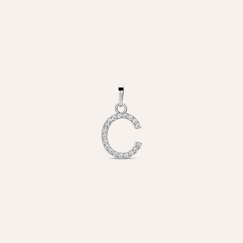 Pendente Poème Oro Bianco Cubic Zirconia - Ciondoli Donna | Stroili