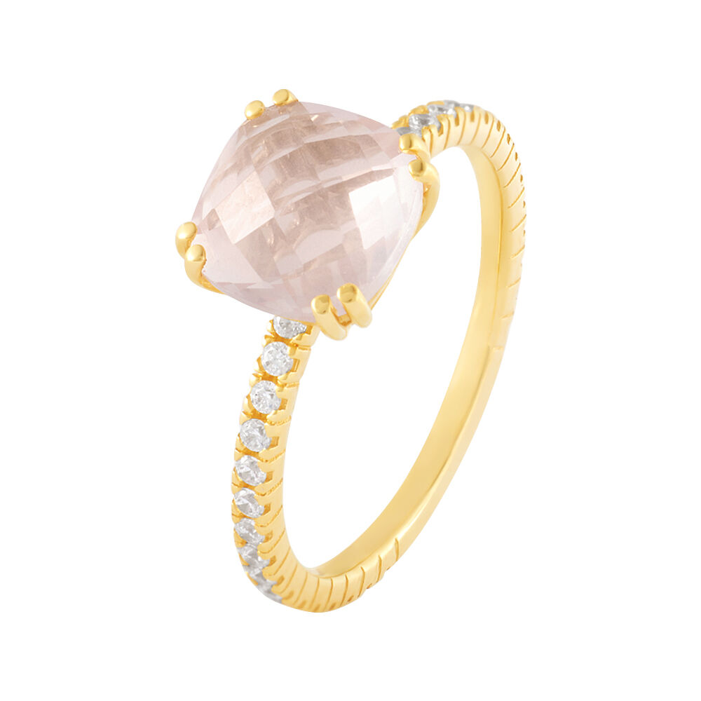 Anello Solitario Amelie Oro Giallo Quarzo Cubic Zirconia 1419253 Stroili