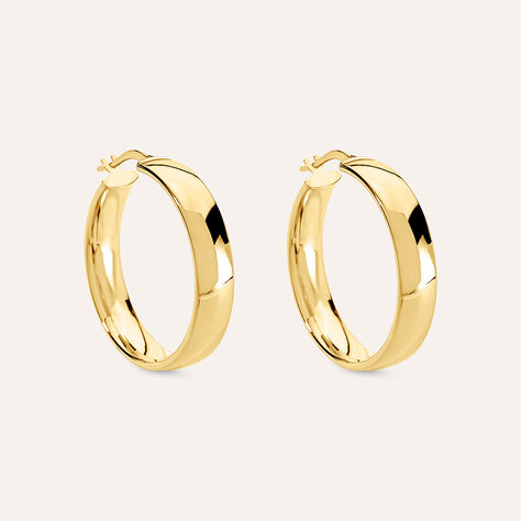 Orecchini A Cerchio Toujours Oro Giallo - Orecchini a Cerchio Donna | Stroili