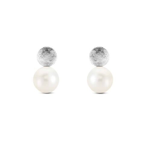 Orecchini Lobo Silver Pearls Argento Rodiato Perla sintentica - Orecchini a Lobo Donna | Stroili