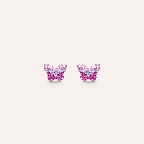 Orecchini Lobo Silver Baby Argento Rodiato Cristallo - Gioielli Bambino | Stroili