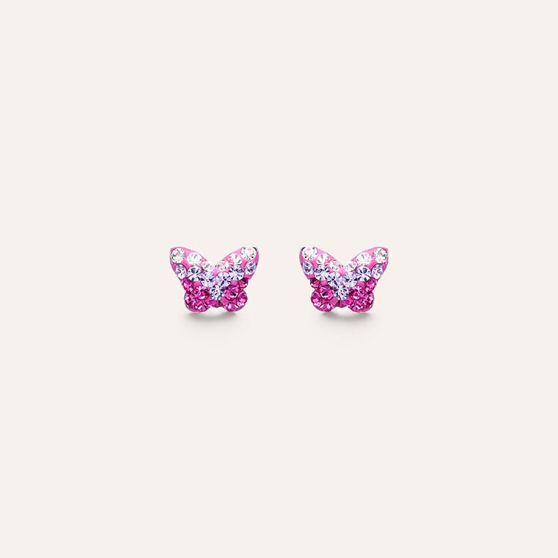 Orecchini Lobo Silver Baby Argento Rodiato Cristallo - Gioielli Bambino | Stroili