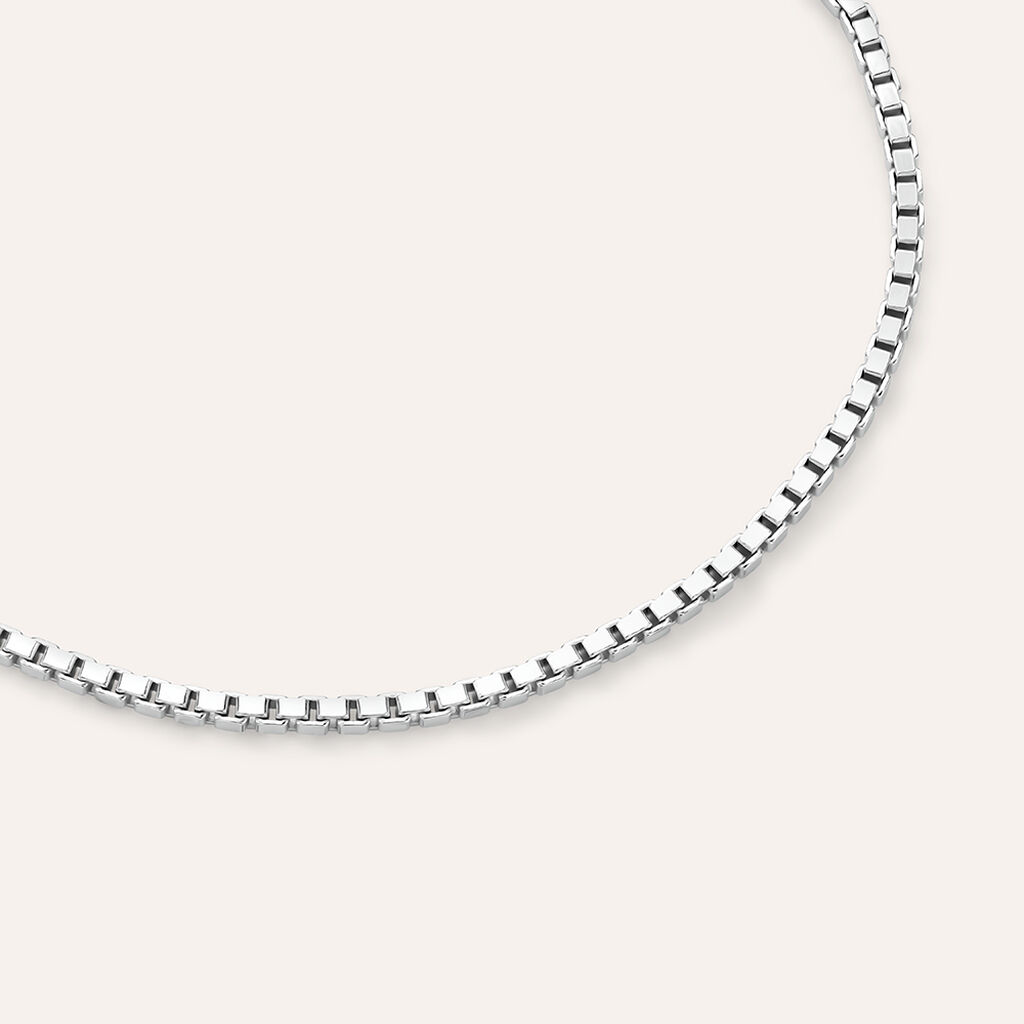 Bracciale Catena Gentleman Argento Rodiato - Gioielli Uomo | Stroili