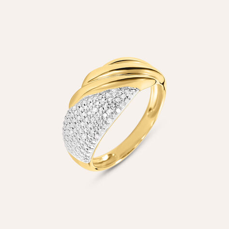 Anello Fascia Sophia Oro Giallo Diamante - Anelli con Incisione Donna | Stroili