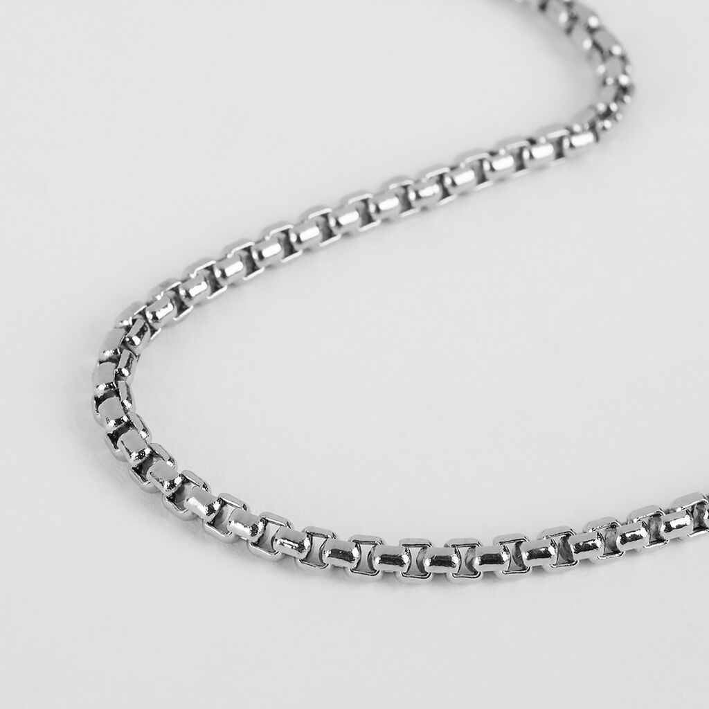 Bracciale Catena L'homme Or Oro Bianco - Bracciali Uomo | Stroili